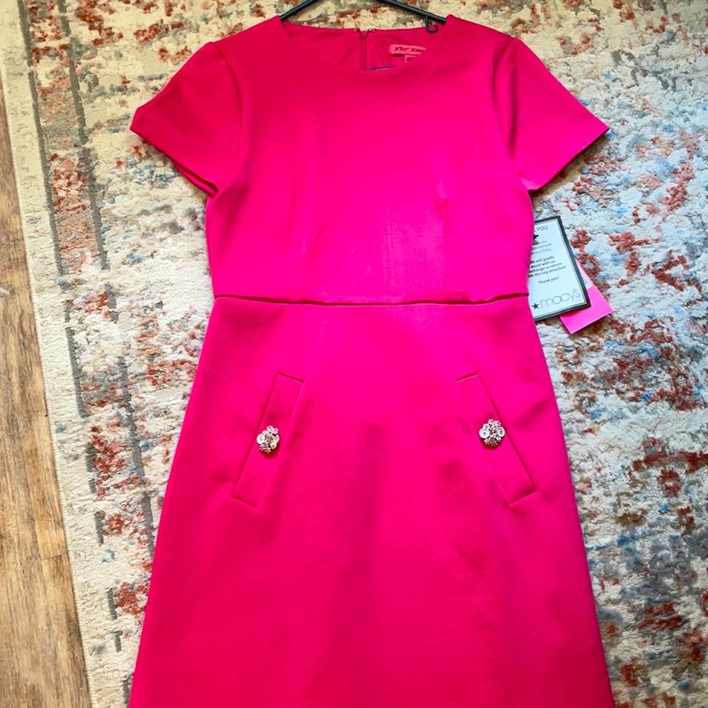 Hot pink dress